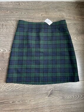 NWT - J.CREW Plaid Tartan Skirt